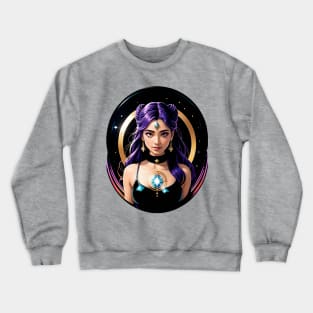 Meditation Girl 01 Crewneck Sweatshirt